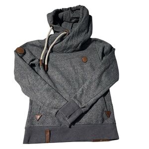Naketano Grey Hoodie – Size Medium – Cozy Casual Streetwear